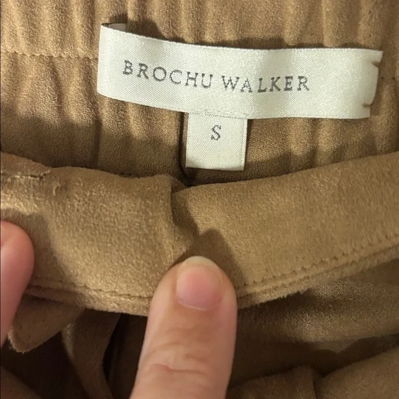 Brochu Walker vegan suede The Tide Pant size small - Picture 6 of 6